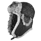 PILOTENSTYLE Im klassischen Piloten Design ist die warme Wintermütze von Black Snake der optimaler Begleiter in der kalten Jahreszeit
