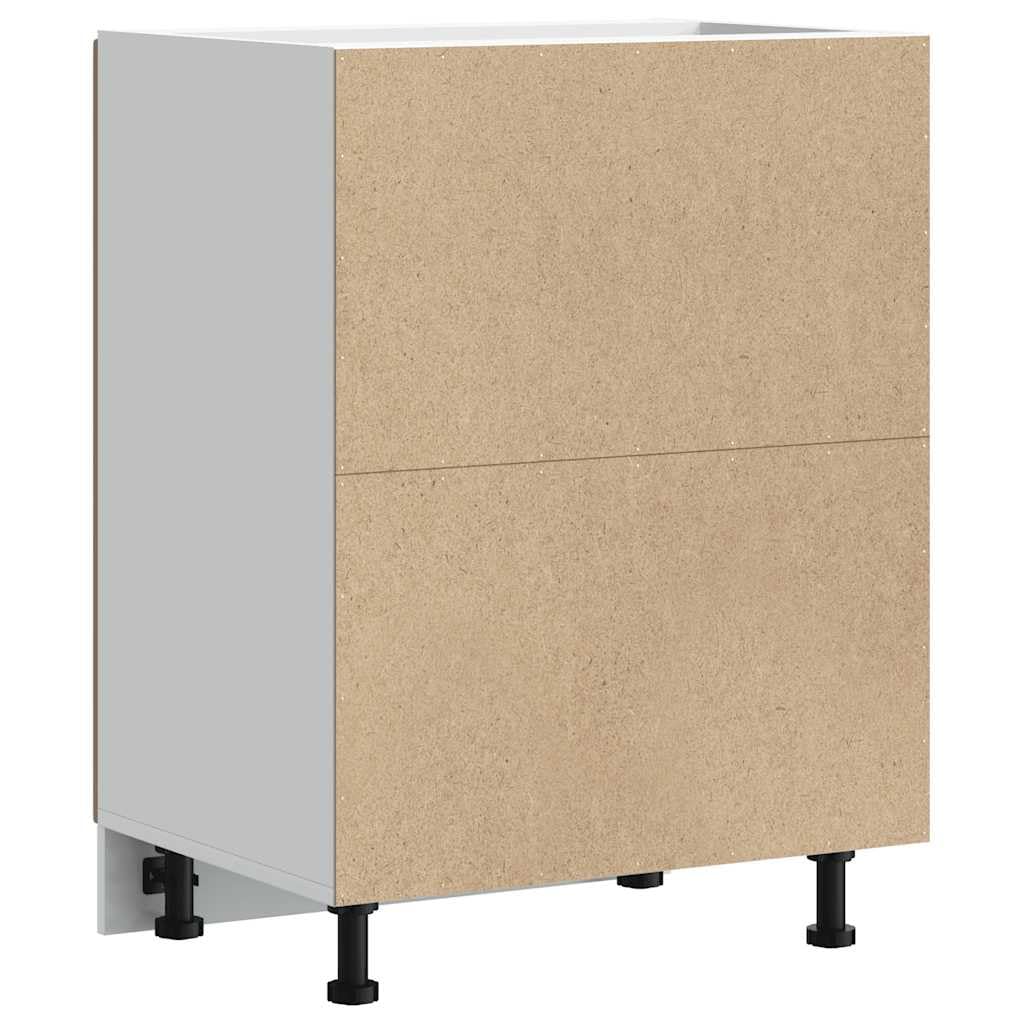 vidaXL Armoire de Cuisine Porto chêne Artisanal Bois d ingénierie