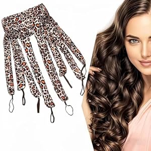 Kawosun Hitzefreie Lockenwickler Stirnband 8 Rollen