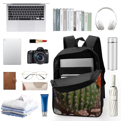 Blooming Barrel Green Backpack for Men Women, Heavy Duty Backpack Large Capacity, Durable Lightweight Travel Daypack3