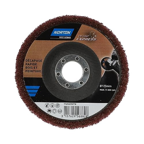 Disque Norton Decap Express Bois et Peinture, diamètre 125