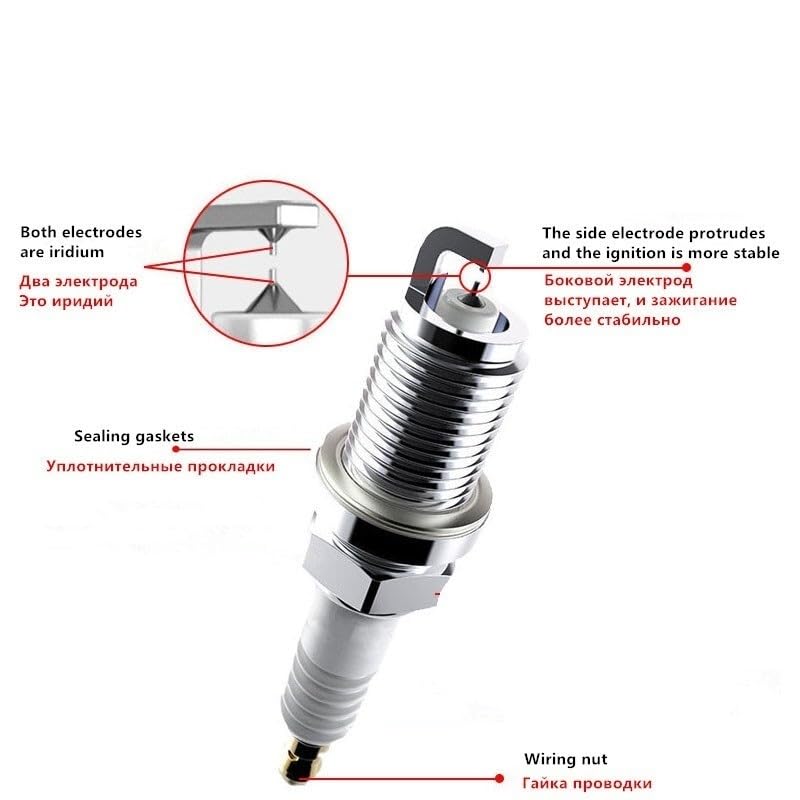 Bujías de Motor de automóvil Bujías de iridio para Haval H6 1.5T GW4B15L (2ª generación) 3ª generación B01 Auto Parts Encendido Candle