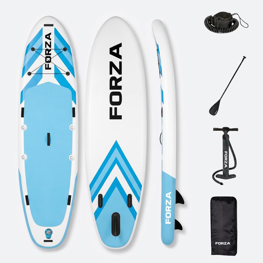 FORZA Aufblasbares Stand Up Paddle Board Komplett-SUP-Paket