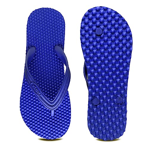 Image of YUKI Men and Women Slipper Accupressure Flip Flops Hawai Chappal for Home Daily Use