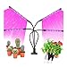 Lampe de Plante Lumière Végétale 40W | 80 LED Quatre Têtes Lumière de Croissance Des Plantes avec Minuterie 3/9 / 12H et 9 Types de Luminosité Réglable | pour Floraison Des Semis Lumière végétale