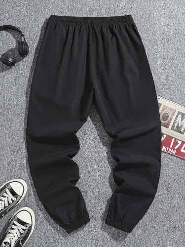 SOLY HUX Men's Drawstring Cargo Pants 3 Packs Athletic Hiking Outdoor Jogger Pants Streetwear2