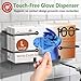 Kevenal Glove Dispenser, Lab Supply Dispensers Industrial Heavy-Duty 5mm Thick Wall-Mounted Box for Nitrile/Latex/Vinyl Gloves - Commercial Grade for Auto Shops, Food Service, Home Organizer