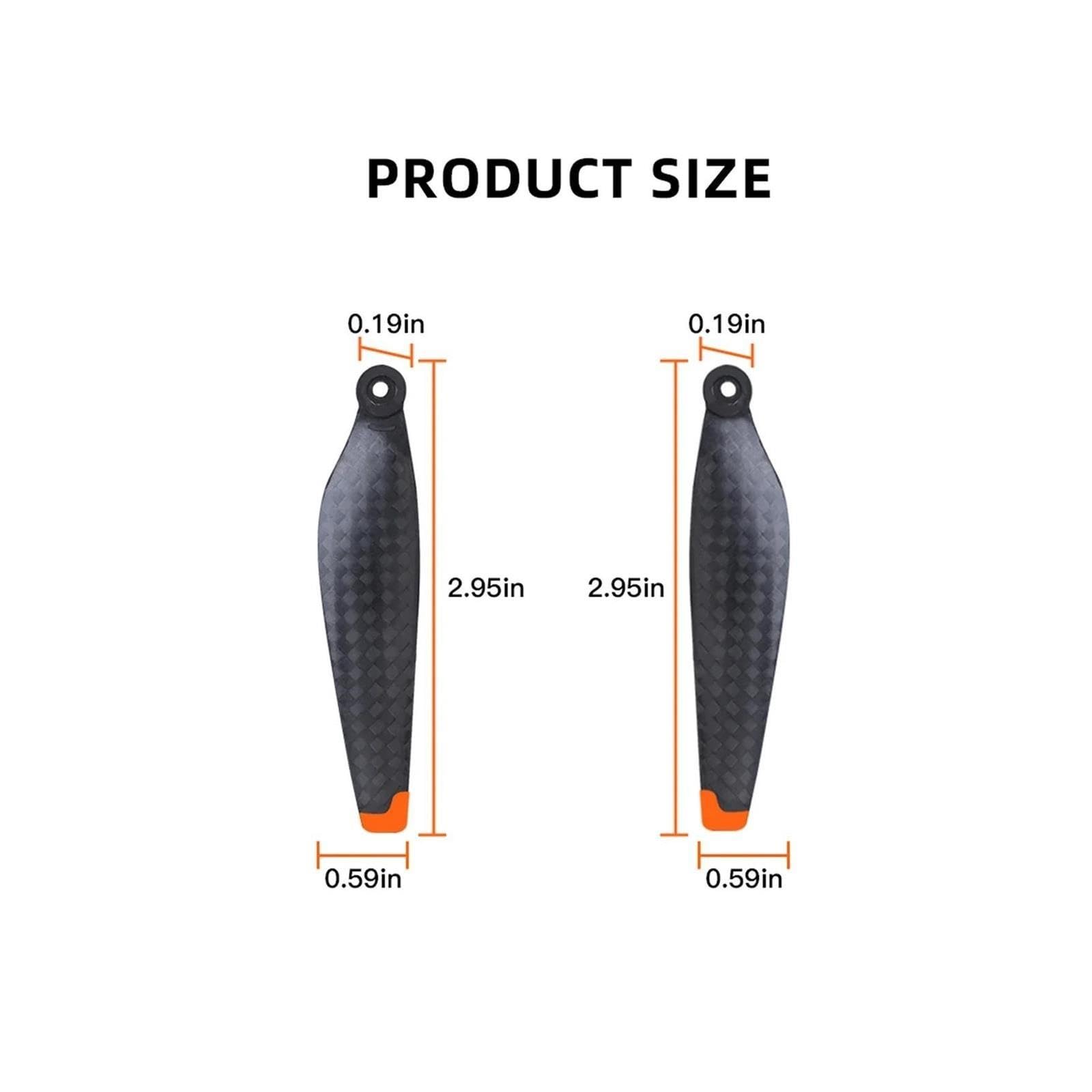Elica 6030F in fibra carbonio, compatibile con DJI, Mini 3 Pro | Per Mini 4 Pro, 4 o 8 pezzi con viti e cacciavite, peso netto 5g/10g(16pcs)
