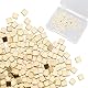 CREATCABIN 400 Stück Echtes 24K Vergoldetes Chip Lötmittel Messing Lötchips Flussmittel Für Schmuck Vorgeschnitten Winzig Ultraniedrige Temperatur Quadratisch Für Reparatur Elektronisches Löten 2x2mm