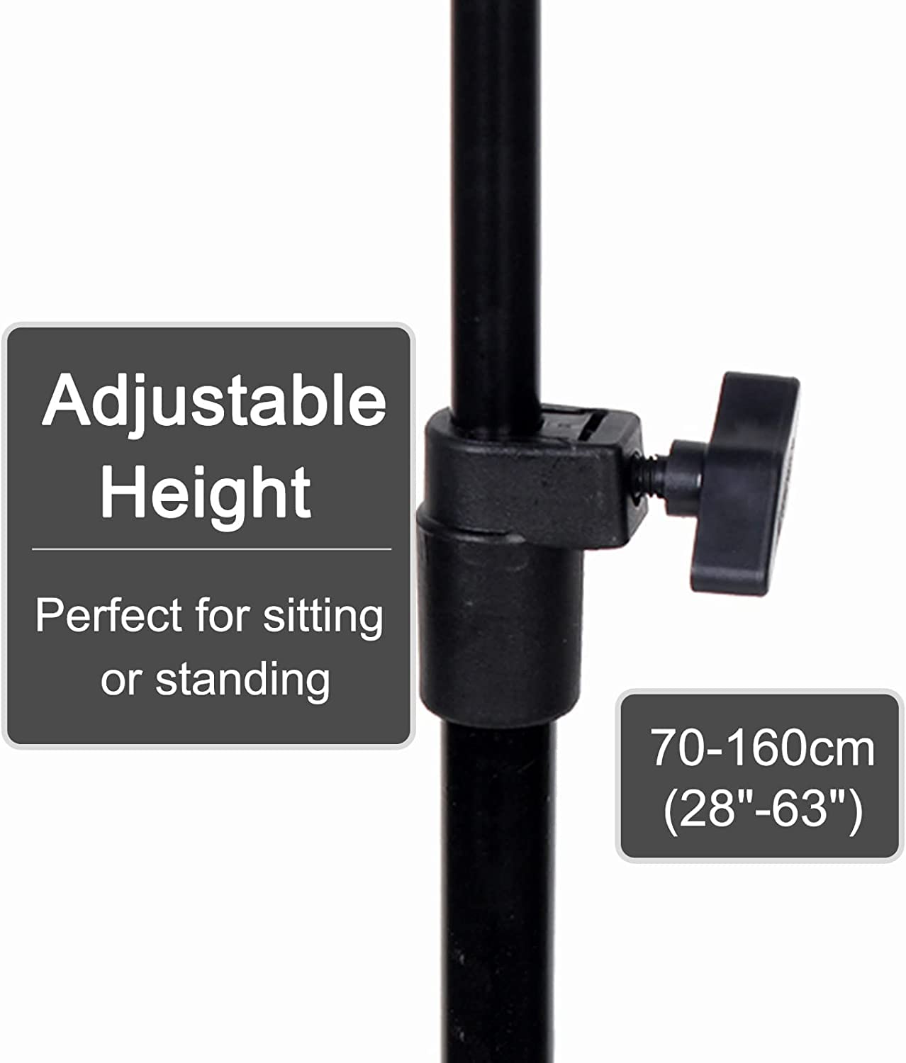 Atriles De Música Portátiles De Altura Ajustable, Atriles De Metal Plegables para Partituras con Bolso para Conciertos, Estanterías Escolares,