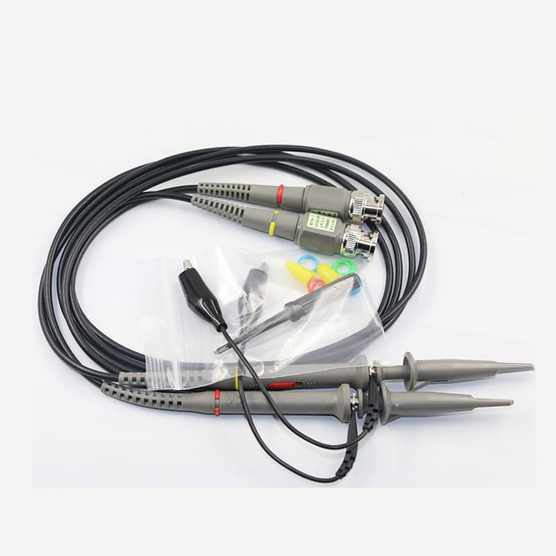 Produktbild von 2er-Set P6100 Oszilloskop-Tastköpfe – 100 MHz, 1X/10X Umschaltbar, Inkl. Einstellwerkzeug & Farbringe