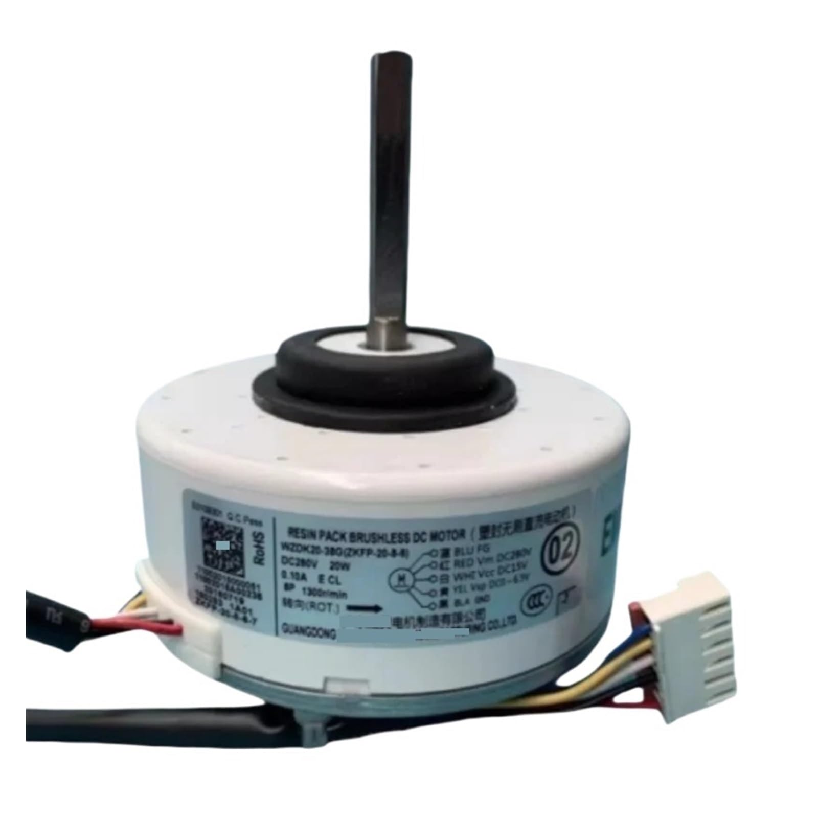 20 W WZDK20-38G (ZKFP-20-8-6) Inverter-Klimaanlagenmotor, kompatibel for Midea, Ersatz for bürstenlosen DC-Lüftermotor for Klimaanlagen