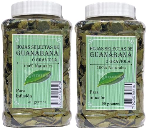 PACK 2 Guanabana o Graviola Hojas 100% Naturales