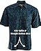 Sapphire Diamond Men's Button Down Short Sleeve Shirt Green Large