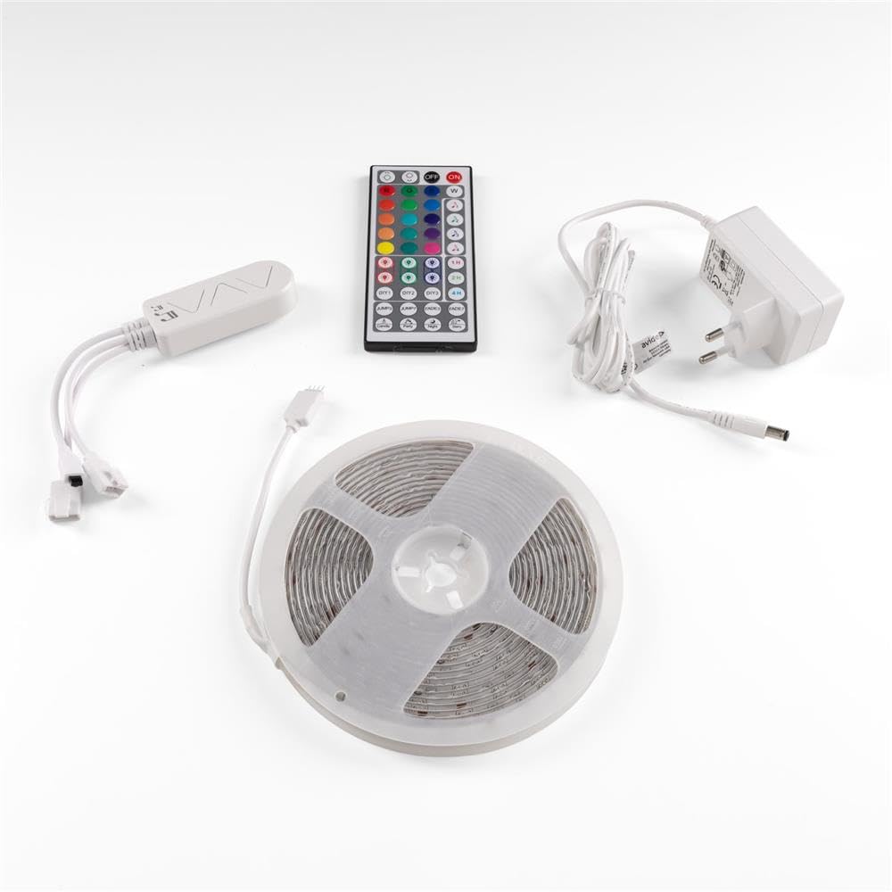 Avide Taśma LED blister 12 V 16 W RGB 5 m TUYA IR