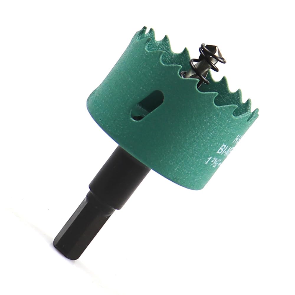 pieza de sierra perforadora de madera bimetálica de 16-200 mm, sierra perforadora con núcleo de acero HSS, adecuada para apertura de placas de yeso Downlight, 68 mm, 1
