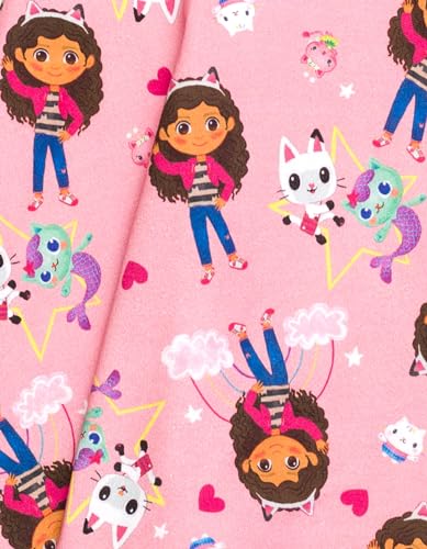 DREAMWORKS GABBY'S DOLLHOUSE Pandy Paws Cakey Cat Mercat Girls French Terry Skater Dress Toddler to Big Kid3