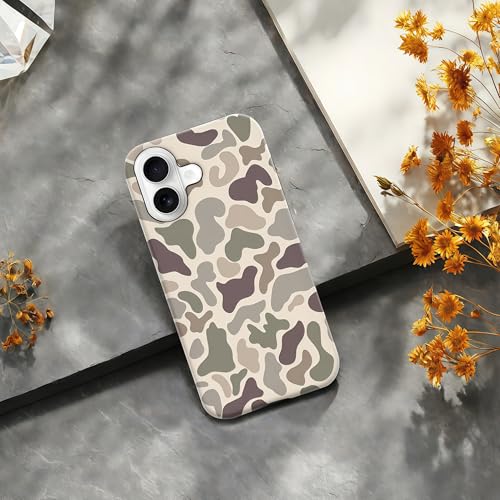 Coque iPhone 17 résistante aux rayures avec double couche antichoc camouflage - 7