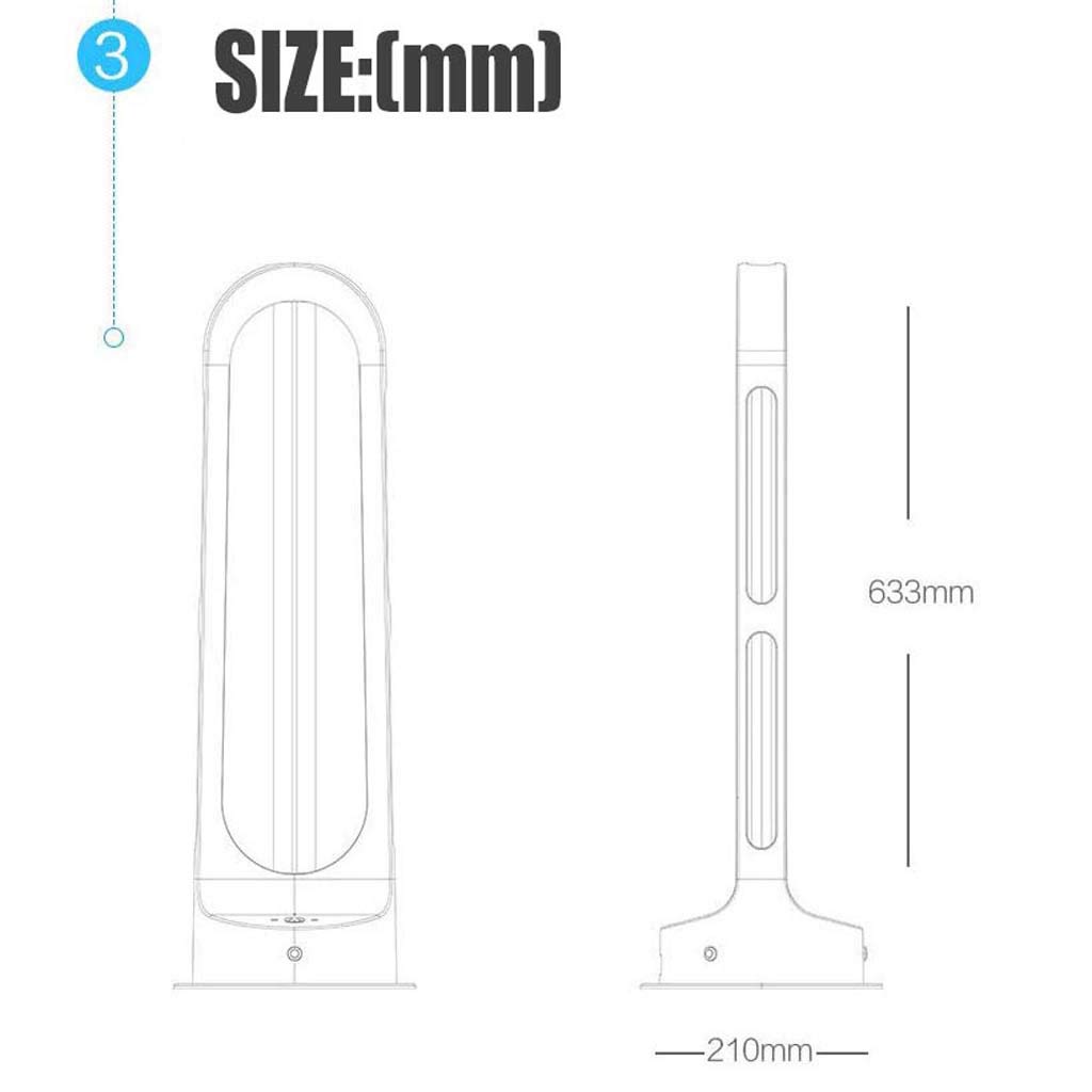 TJH Lámpara de desinfección UV de 55 vatios, lámpara de esterilización con ozono portátil y lámpara de eliminación de ácaros | Inducción del Cuerpo Humano-Protección de retardo 10S-con Control Remoto