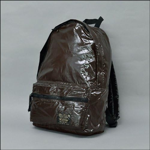 Amazon リュック デイパック シレ加工 シャイニーナイロン Brown Superfrog スーパーフロッグ シューズ バッグ