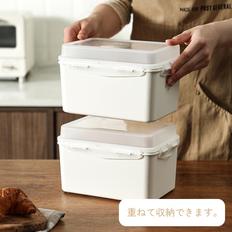 Amazon｜霜山 2.6L ロック付き保存容器 ロック付き 保存容器 ロック