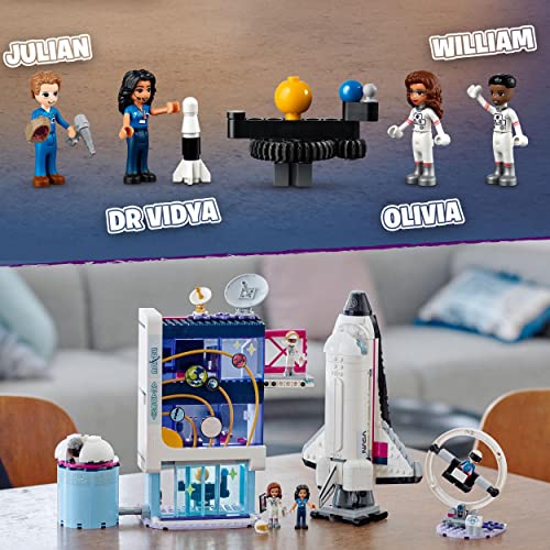 LEGO 41713 Friends Olivias Raumfahrt Akademie Weltraum-Spielzeug mit Raumschiff Space Shuttle und Astronauten-Figuren, Lernspielzeug ab 8 Jahre – Bild 7