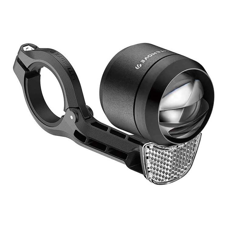 LITEMOVE Frontlicht SEC-150 Gabelhalterung, Black, 43.5 x 46.9 mm