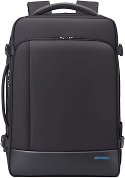 BNEI 15.6 Inch Laptop Backpack, USB Charging Large Capacity Expandable Backpack for Men and Women
