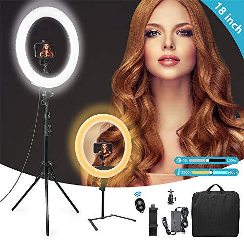 18inch Ring Light with Stand,JINSE LED Ring Light with 73