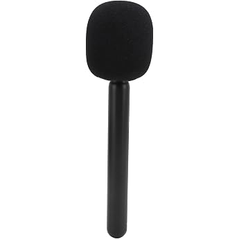 Microphone Interview Handle for Interview GO Handheld Adapter, Wireless Interview Microphone Handle with Windshield Foam for Rode Wireless GO II