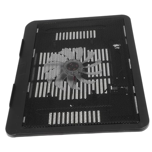 Soporte cooler para laptop de 14 pulgadas con ventilador silencioso y base de hierro resistente