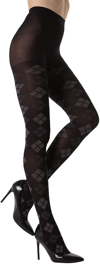 Argyle Opaque Tights at Amazon 