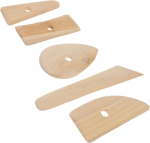 Herramientas de cerámica de madera, herramientas de arcilla polimérica, herramientas de cerámica de madera, costillas, herramienta de arcilla,