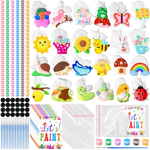 24 Set Back to School Student Gifts Painting Ceramic Kit Paint Yo...