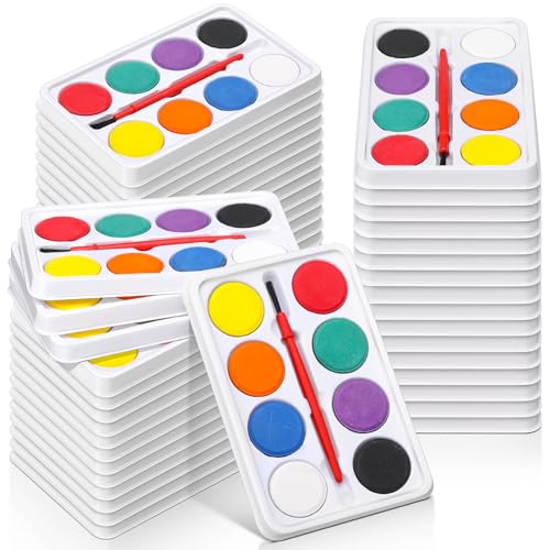 Outus 144 Pcs Watercolor Paint Set for Kids Bulk Mini