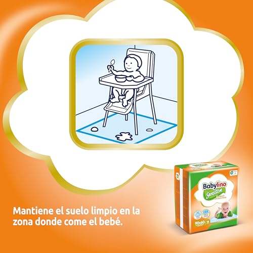 Miniatura 8 de Babylino Sensitive - Empapadores Desechables Para Bebé 90 X 60 Cm, Cambiadores Con Extra Absorción, 14 Unidades