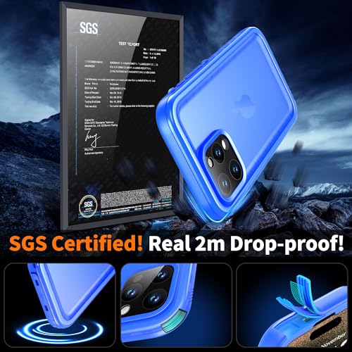 Cozycase for iPhone 15 Pro Max Blue Case Waterproof - Image 4