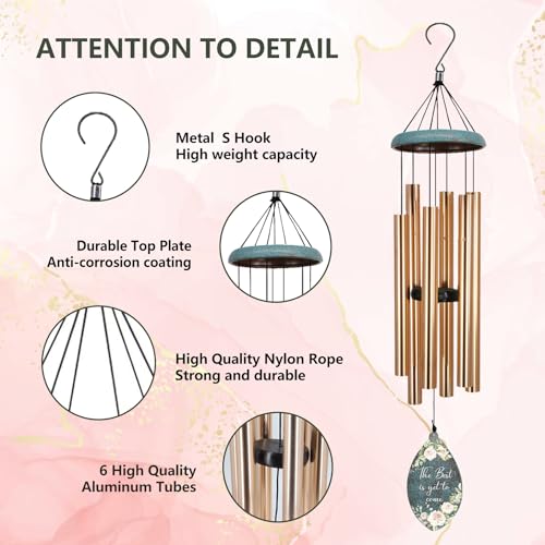 Image of ASTARIN Engagement Gifts Wind Chime, Personalized Names & Date Wind Chimes Gifts for Couple 2025, Wedding Gift for Newlywed Bride Groom Husband Wife, Gift Valentine's Day Anniversary