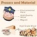 iPlay, iLearn Magnetic Wooden Dolls, Pretend Play Mix & Match It, Fun'n Cool Dress Up, Career Jigsaw Puzzle Toys, Fireman, Fridge Magnets, Educational Gift for 3, 4 Year Olds, Kids, Boys, Girls