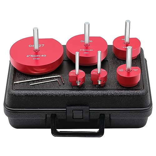 PPRK6 Plastic PVC Pipe Fitting Reamer 6 Piece Kit Fit