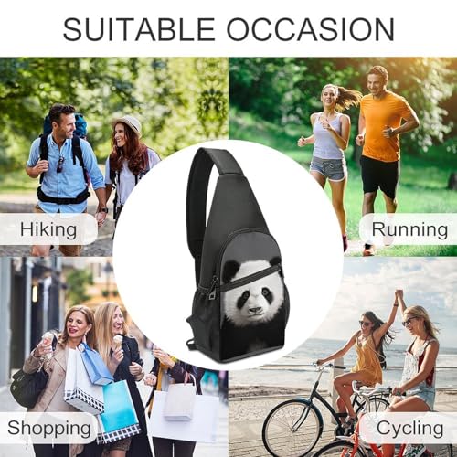 Bolso bandolera ligero Panda Bear para senderismo miniatura 6