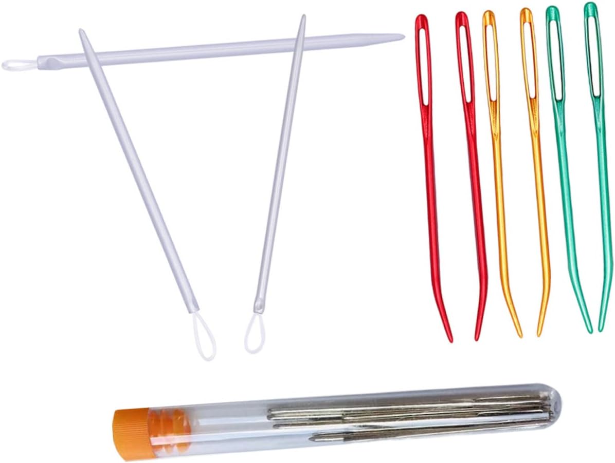 HAPINARY Heavy Duty Sewing Needles 1 Set Yarn Needles Hand Sewing Embroidery Supplies Color Random