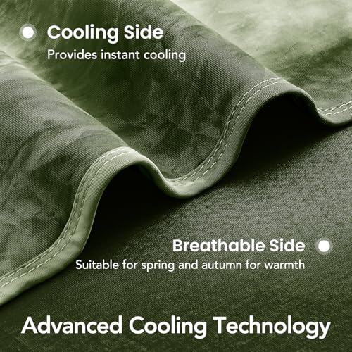Topcee Cooling Blanket Queen Size 90"x90" for Hot Sleepers — view 5