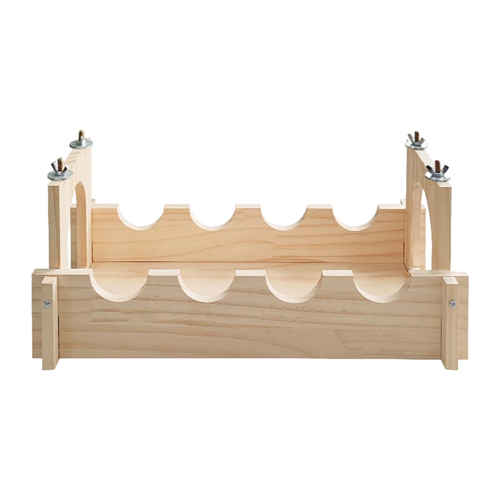 Tunnel hamster en bois anti-stress pour le repos des rongeurs