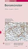  32 Beromünster: Olten - Luzern - Zürich: Landeskarte der Schweiz (Landeskarte 1:100 000)