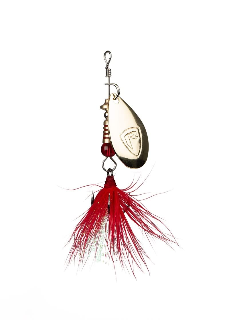 Fox Rage - Fox - Red French Spinner Size 4 / 10.6g, 1 Piece, Stainless Steel Fishing Hook