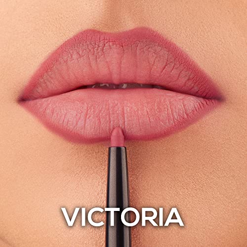 Image of RENEE Outline Lip Liner With Built-in Sharpener 01 Victoria 0.35gm, Long Lasting & Smudge Proof, Matte Finish & Rich Color Payoff, One Swipe Application