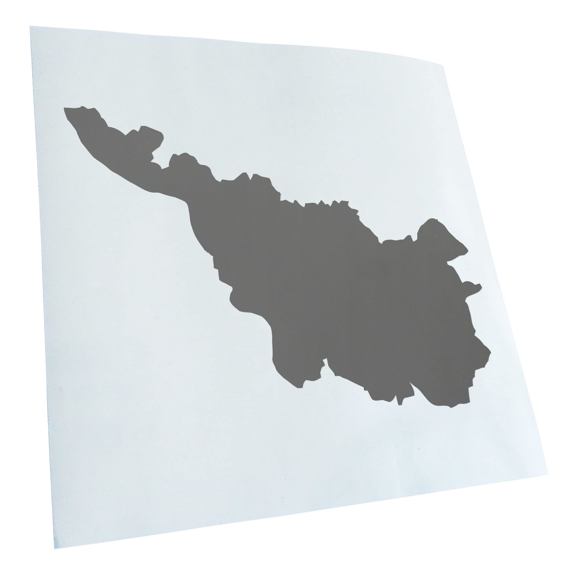 Kiwistar - Car Sticker - Grey - 40 x 29 cm Bremen Germany Silhouette - Rear Window Car Sticker Weatherproof for Car Truck Moped Truck - Sticker Exterior Self-Adhesive Tuning Accessories for Windows