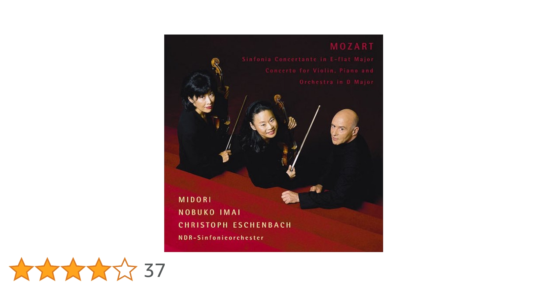 今井信子　モーツァルト　ヴァイオリンとヴィオラのための協奏交響曲 Amazon.co.jp: モーツァルト:ヴァイオリンとヴィオラのための