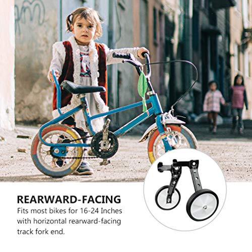 CLISPEED 1 Par Rodinhas De Bicicleta Rodas Auxiliares Treinamento De Substituição Rapazes Bicicletas